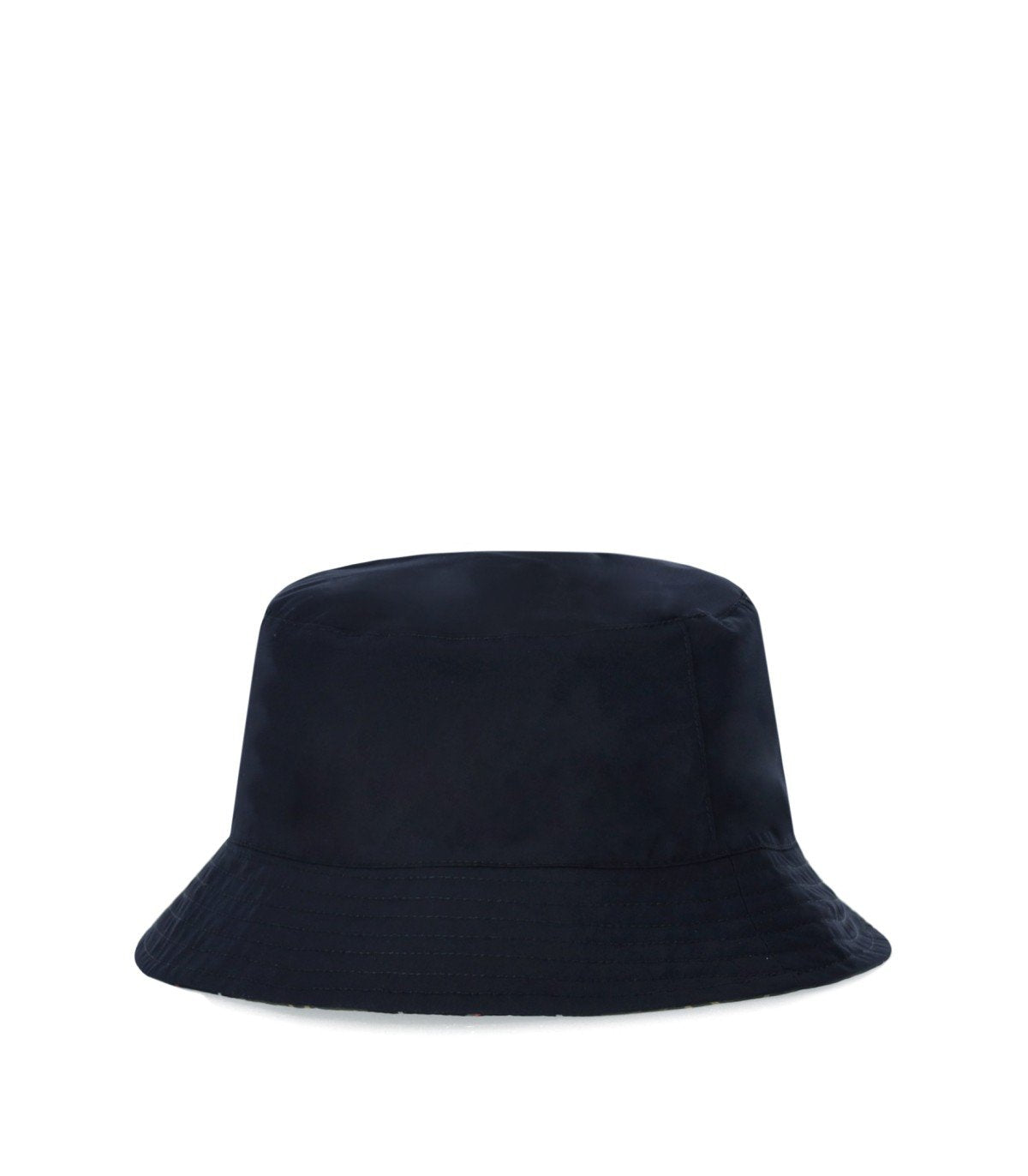 BARBOUR HUTTON NAVY BLUE REVERSIBLE BUCKET HAT