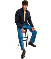 BARACUTA G9 HARRINGTON DARK NAVY BOMBER JACKET