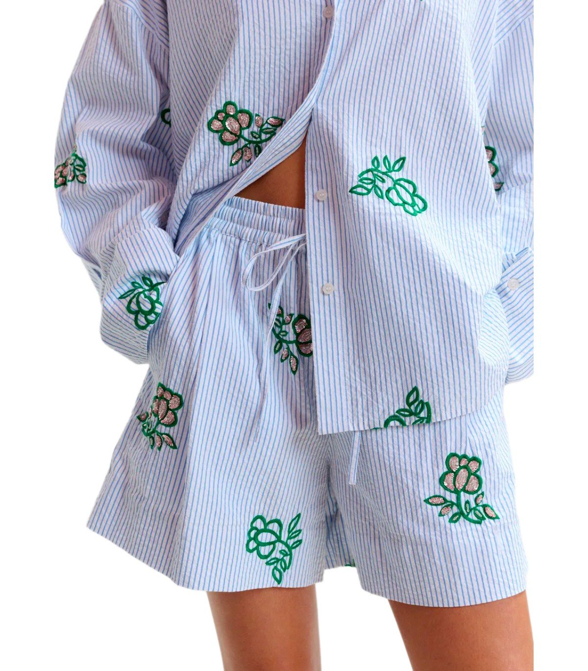 SHORTS JUSTE BLEU CLAIR ESSENTIEL ANTWERP