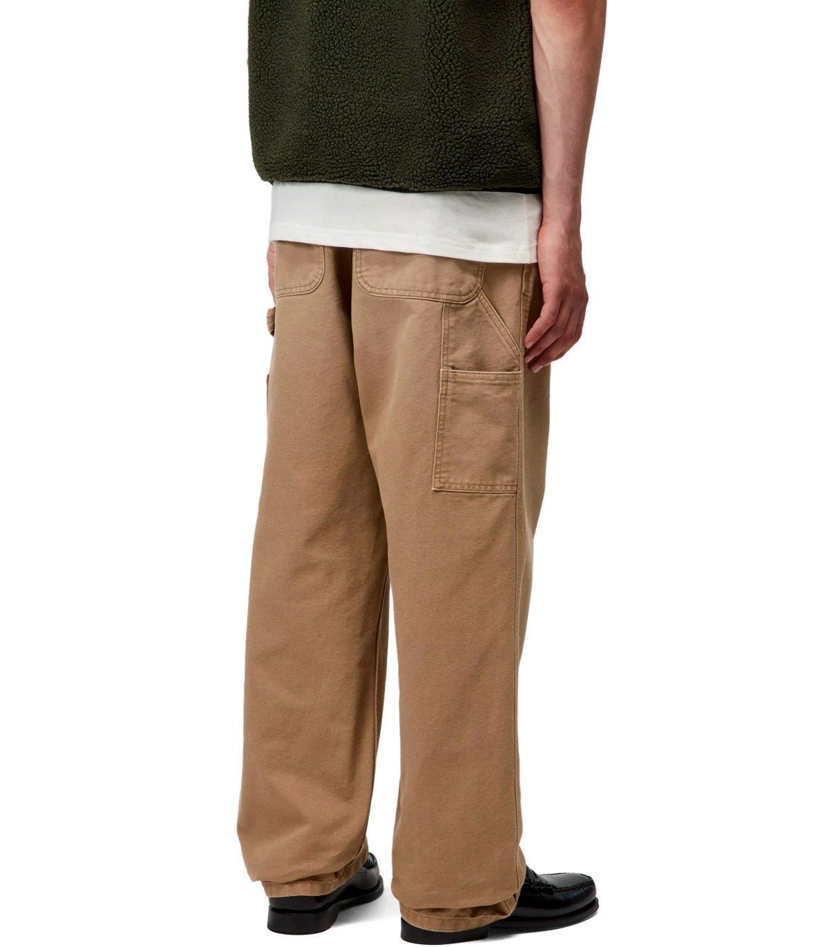 CARHARTT WIP SINGLE KNEE HAMILTON BROWN PANTS