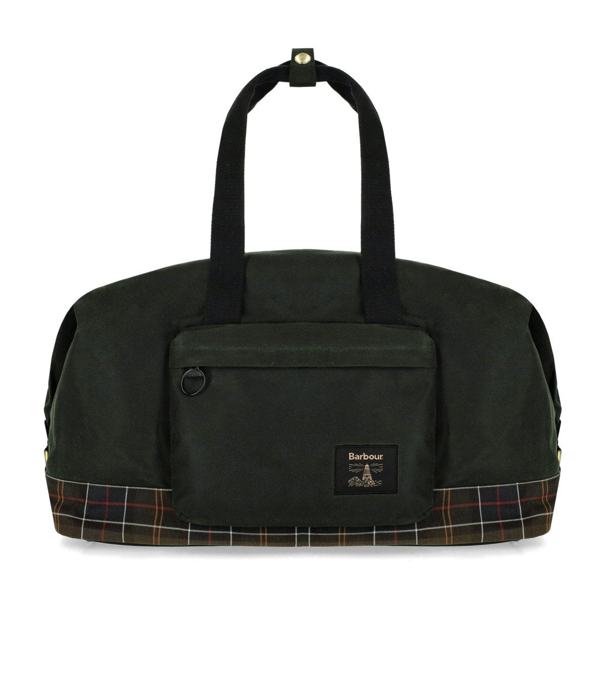 BARBOUR FIELD WAX GRÜNE REISETASCHE