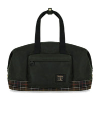 BARBOUR FIELD WAX GRÜNE REISETASCHE