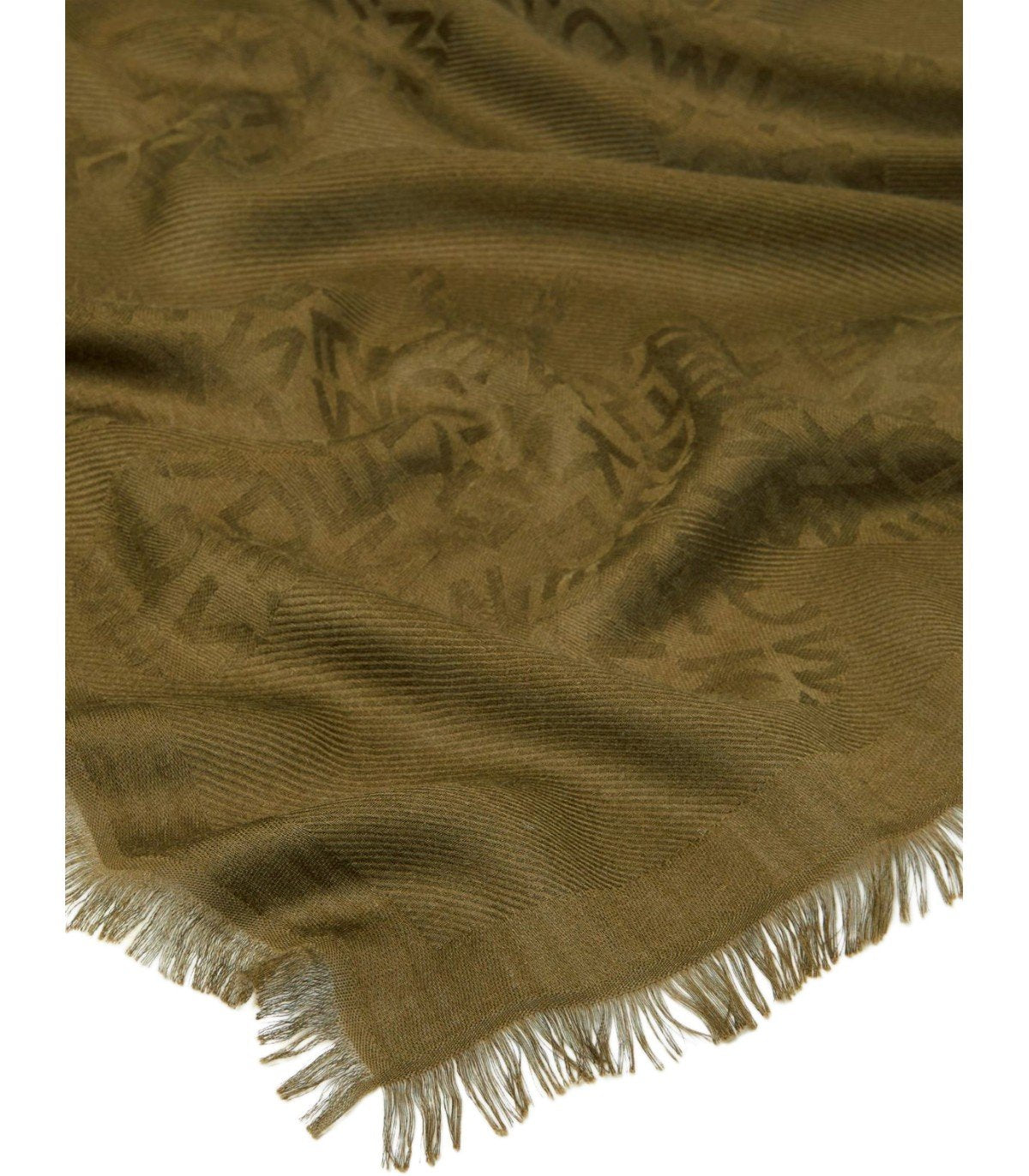 MAX MARA WEEKEND BALLO GREEN SCARF