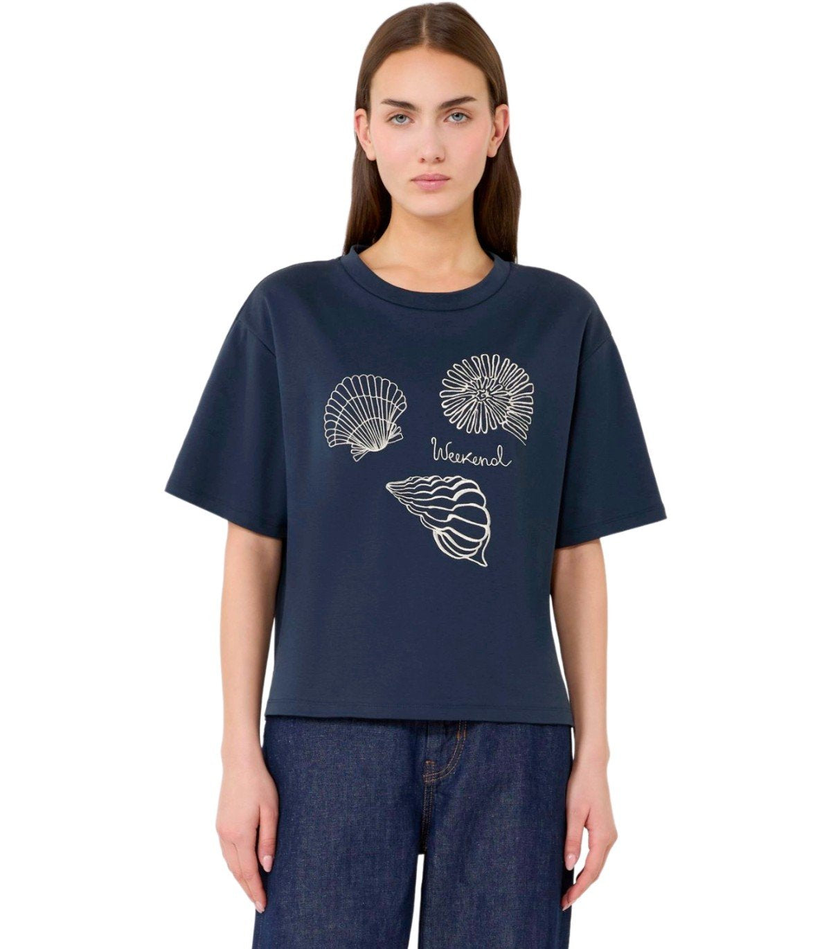 T-SHIRT SABATO BLEU MAX MARA WEEKEND