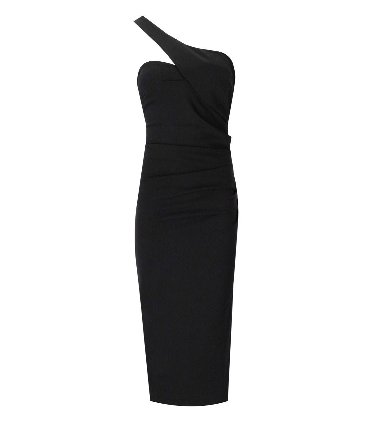 ABITO MIDI ENSUE NERO ESSENTIEL ANTWERP