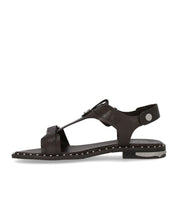 ASH PIPER DUNKELBRAUNE FLACHE SANDALE