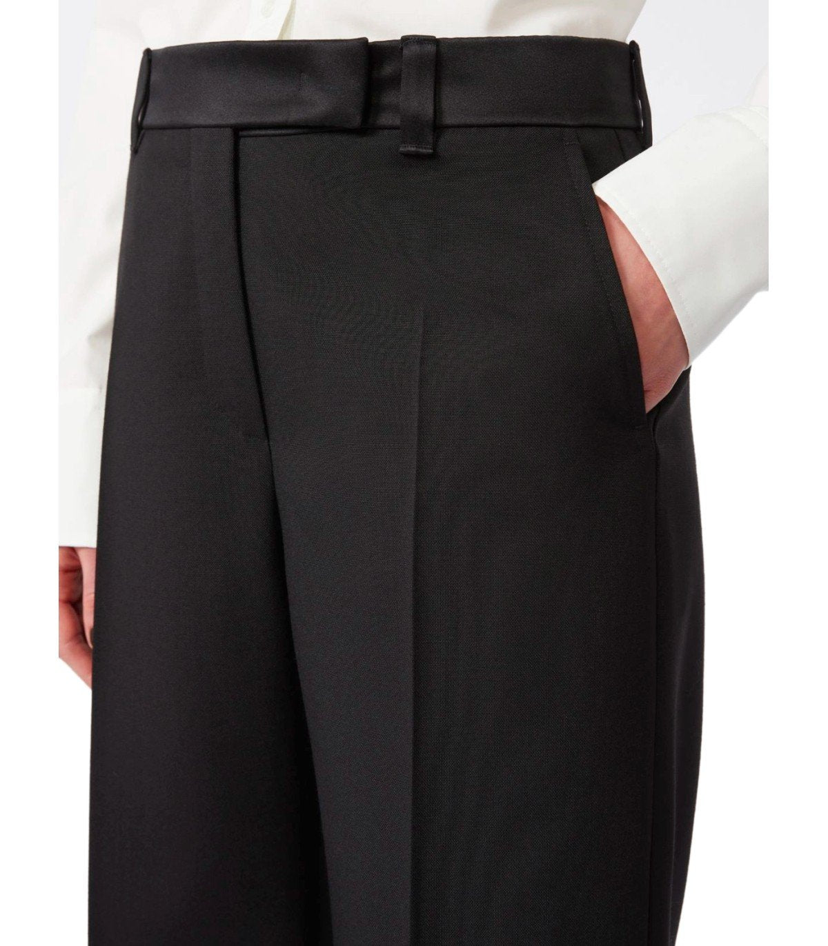 MAX MARA WEEKEND BREAK1234 BLACK PANTS