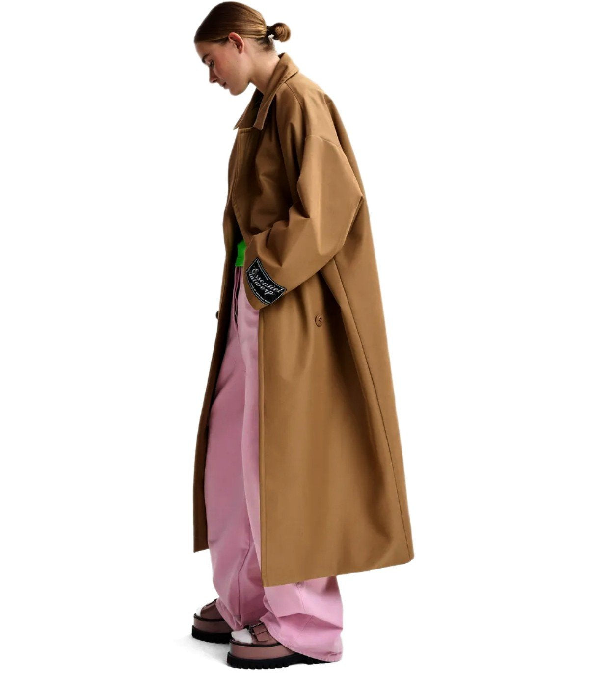 ESSENTIEL ANTWERP JOSJE BROWN TRENCH COAT
