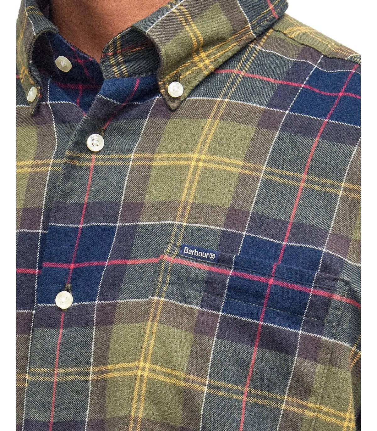 BARBOUR FORTROSE TARTAN GRÜN BLAU HEMD