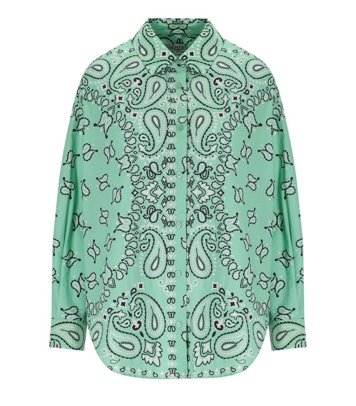 ESSENTIEL ANTWERP HISTENDE ACQUA GREEN SHIRT