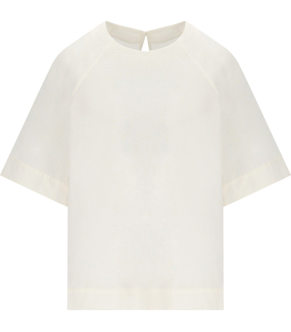 MM MAX MARA RIDENTE WHITE BLOUSE