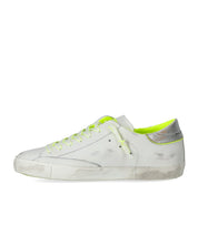 PHILIPPE MODEL PRSX WHITE NEON YELLOW SNEAKER