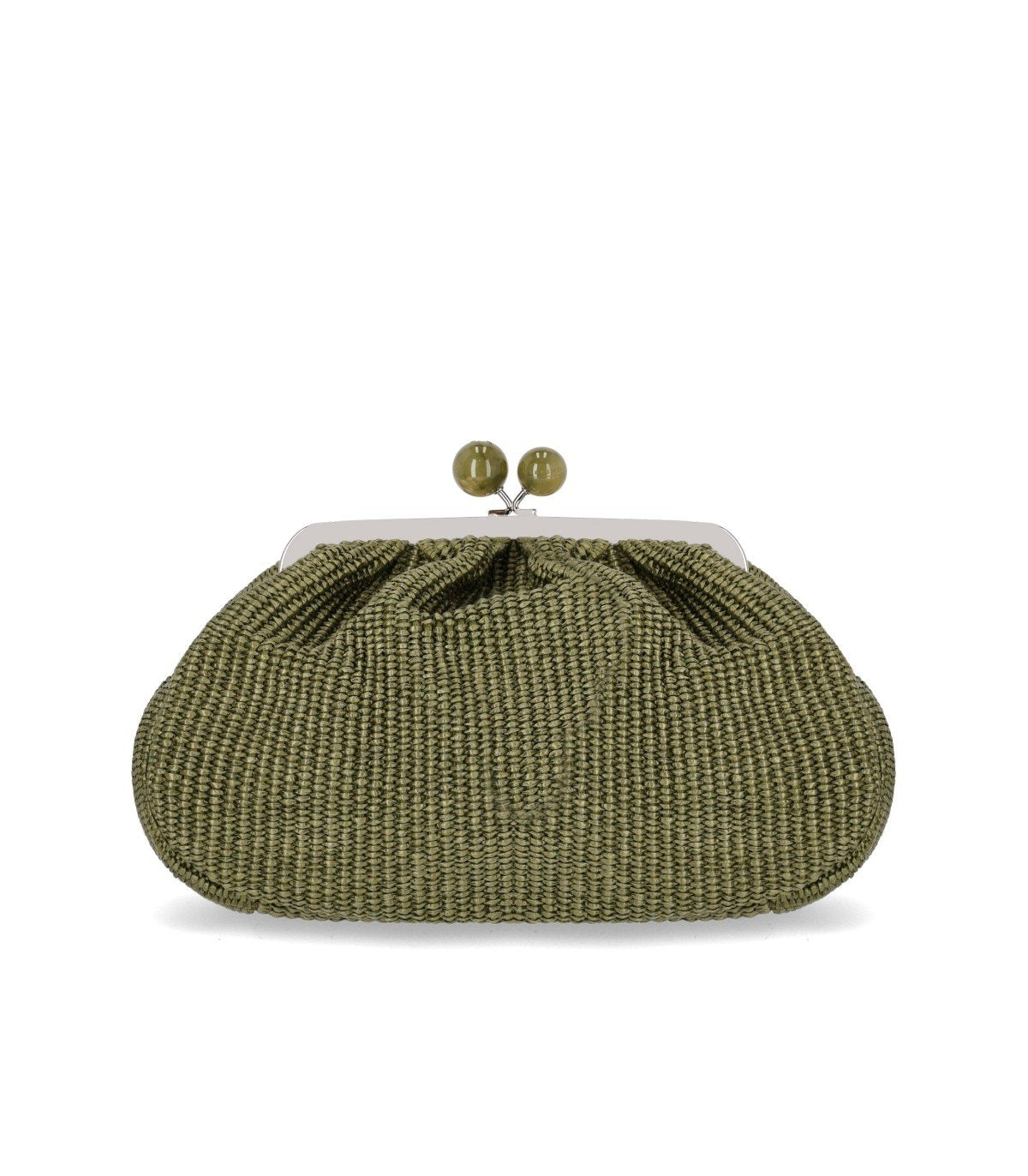 MAX MARA WEEKEND PASTICCINO FORTUNA MEDIUM KHAKI CLUTCH