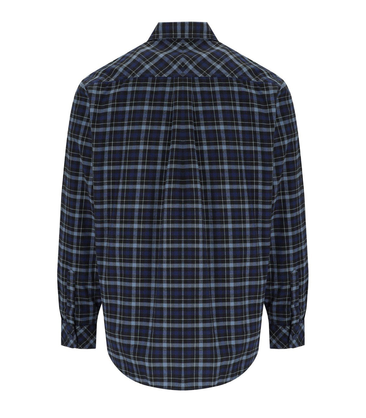 CARHARTT WIP L/S WIDMARK CHECK BLUE SHIRT