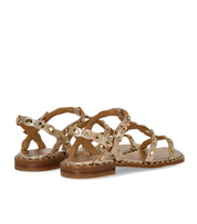 ASH PLUS GOLD FLAT SANDAL