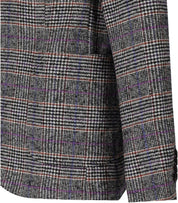 MANUEL RITZ GREY PRINCE OF WALES SINGLE BREASTED JACKET