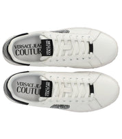 VERSACE JEANS COUTURE COURT 88 V-EMBLEM WEISSER SNEAKER