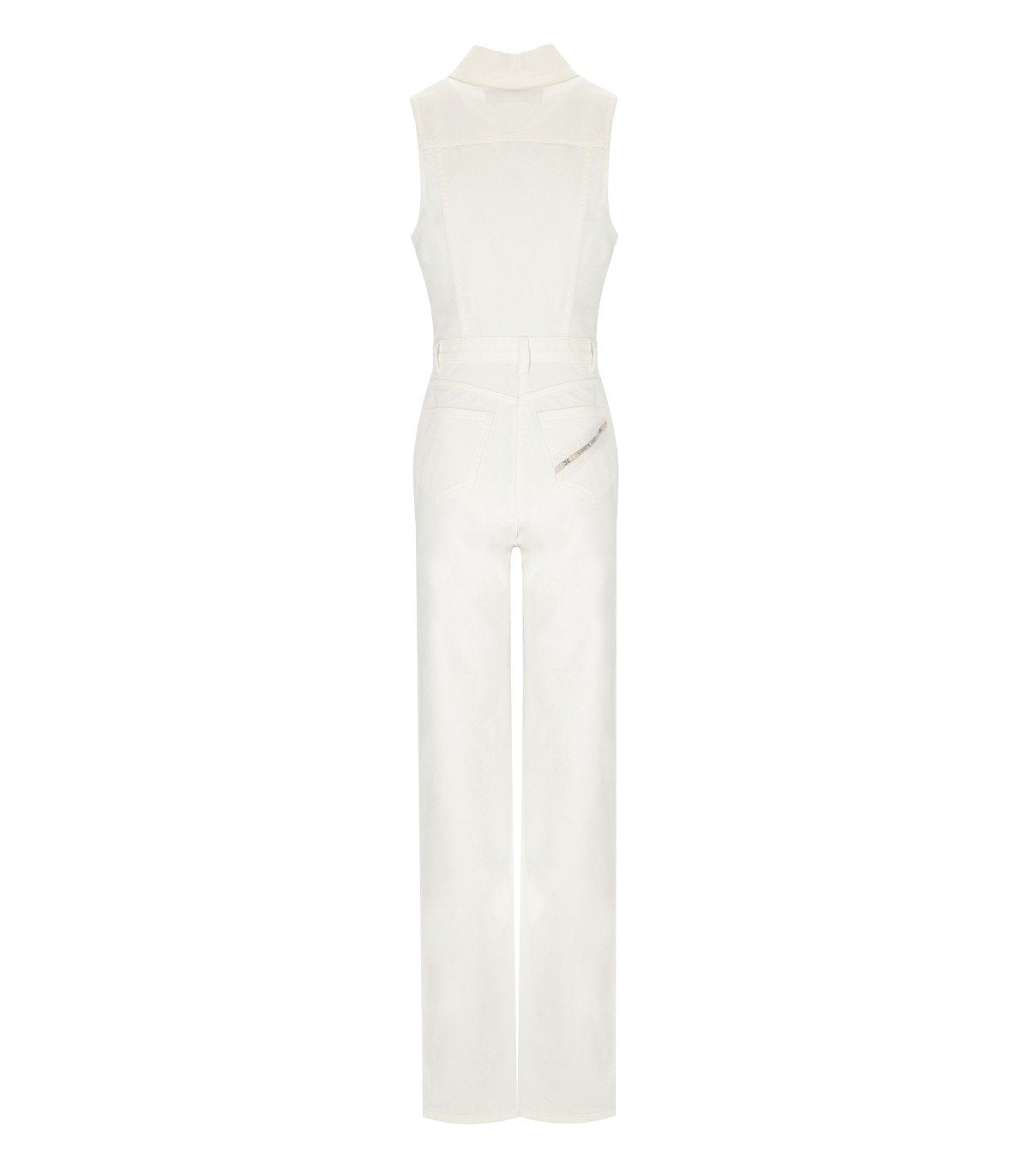 TUTA IN DENIM AVORIO ELISABETTA FRANCHI