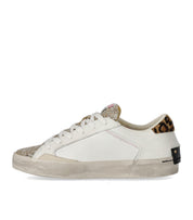 SNEAKER DISTRESSED GLITTER BIANCA CRIME LONDON