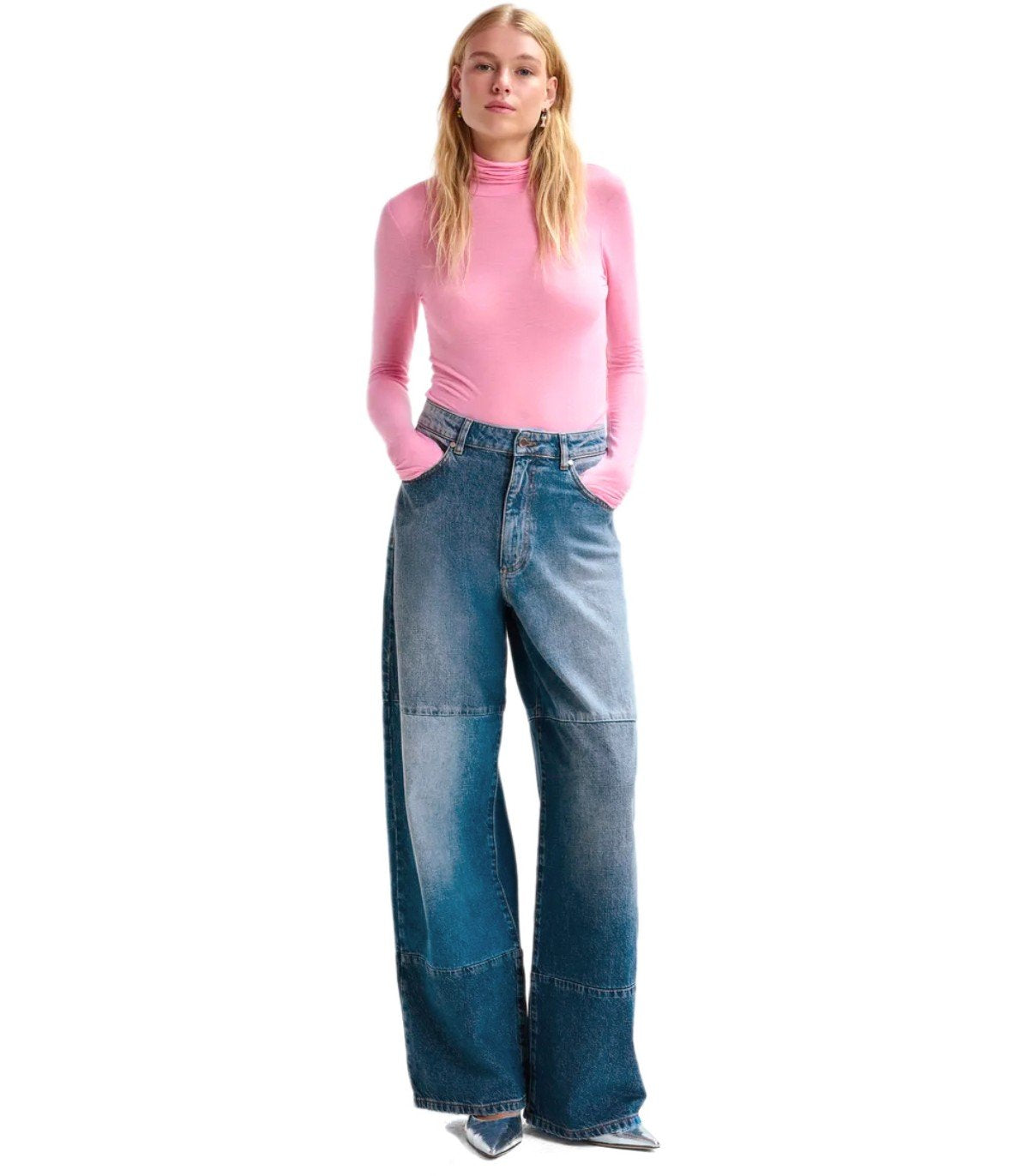 ESSENTIEL ANTWERP JEE PATCHWORK BLAUE JEANS