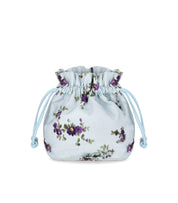 GANNI LIGHT BLUE FLORAL POUCH