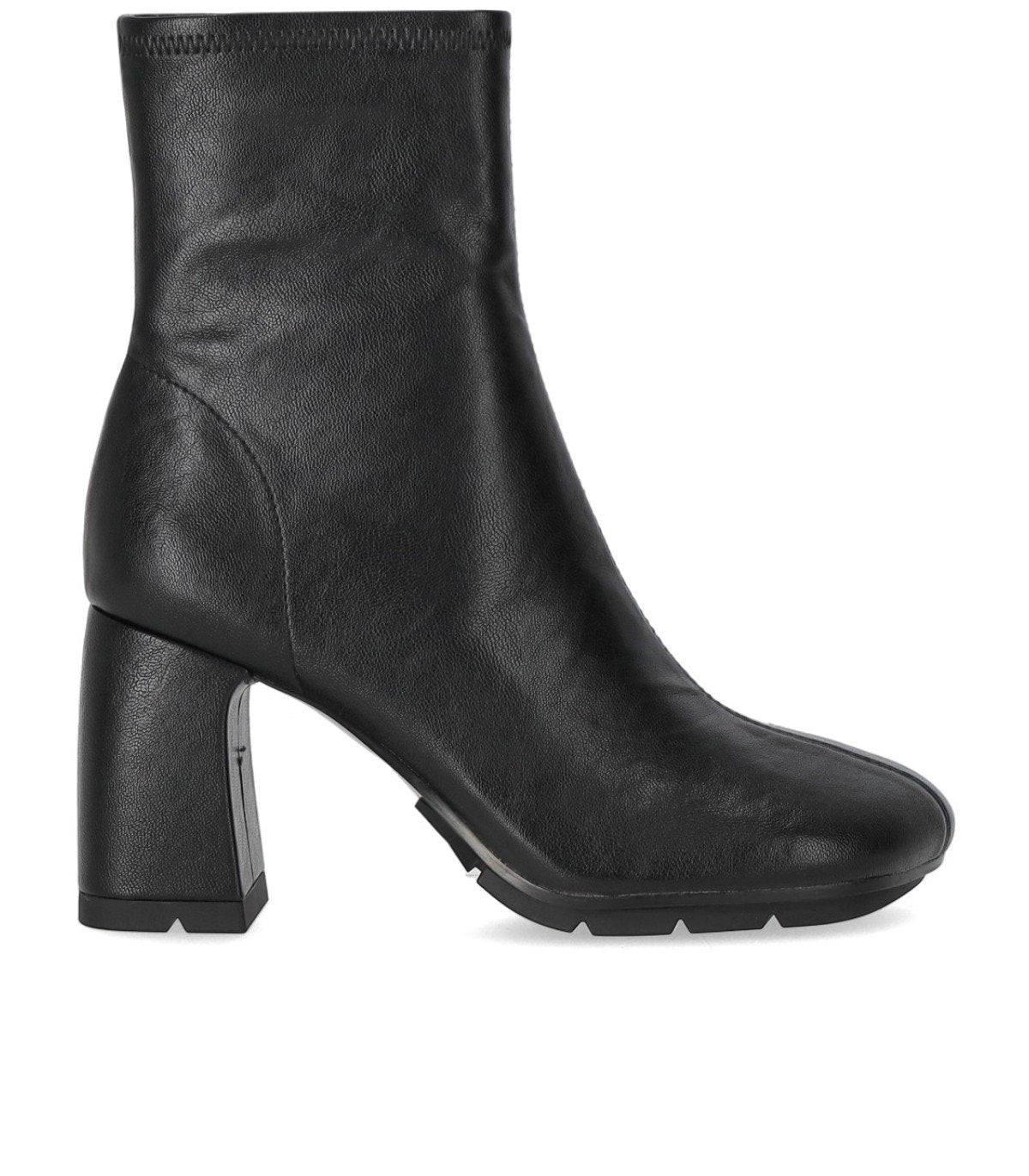 ASH ECLAT BLACK HEELED ANKLE BOOT