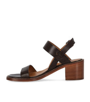 GUGLIELMO ROTTA GIMA CHOCOLATE HEELED SANDAL