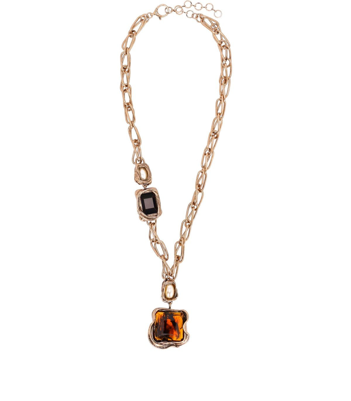 MAX MARA WEEKEND RICETTA GOLD NECKLACE