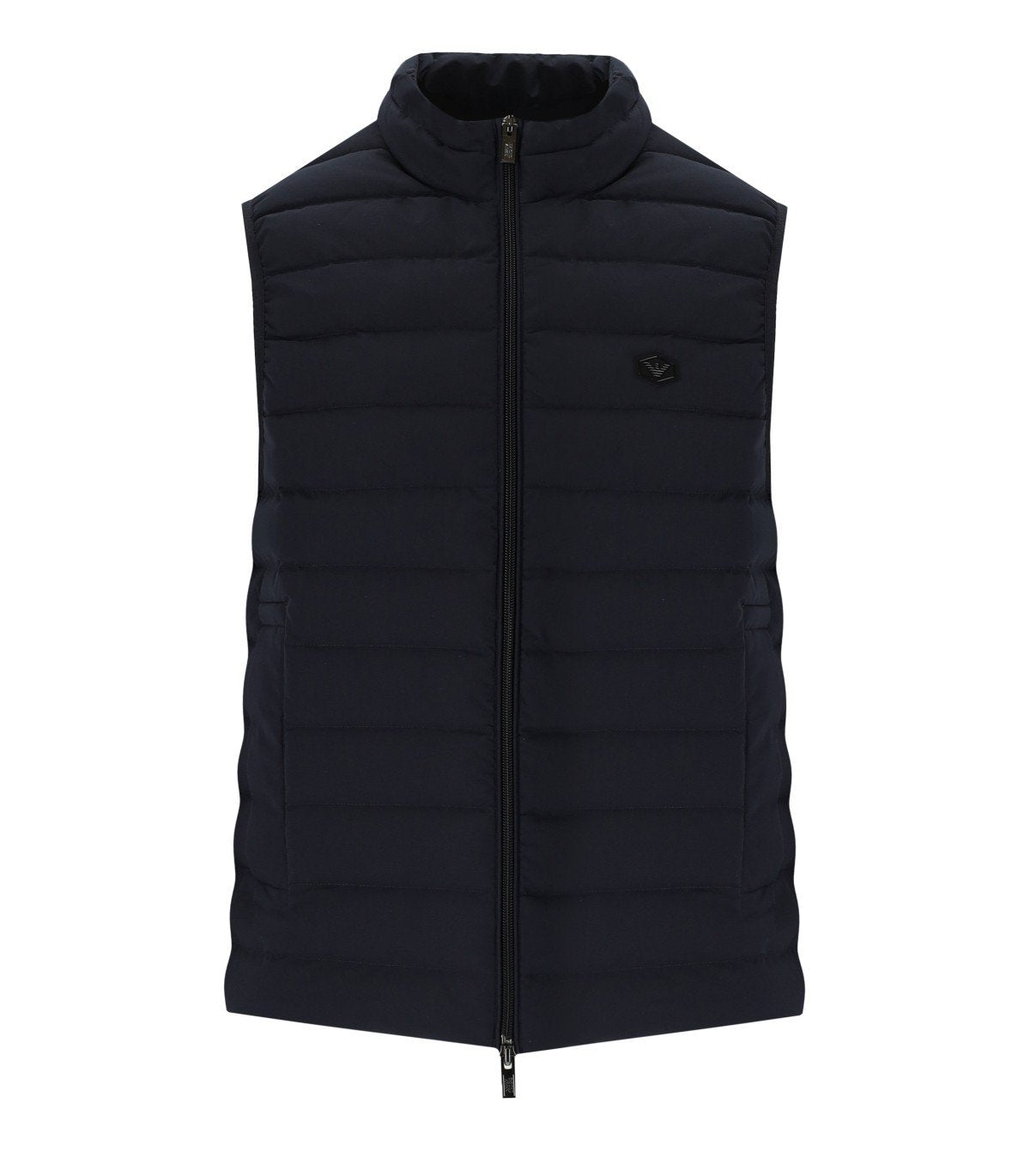 EMPORIO ARMANI ESSENTIAL NAVY BLUE QUILTED VEST