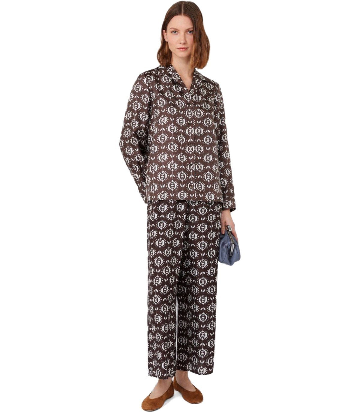 MAX MARA WEEKEND ONCIA BROWN SHIRT