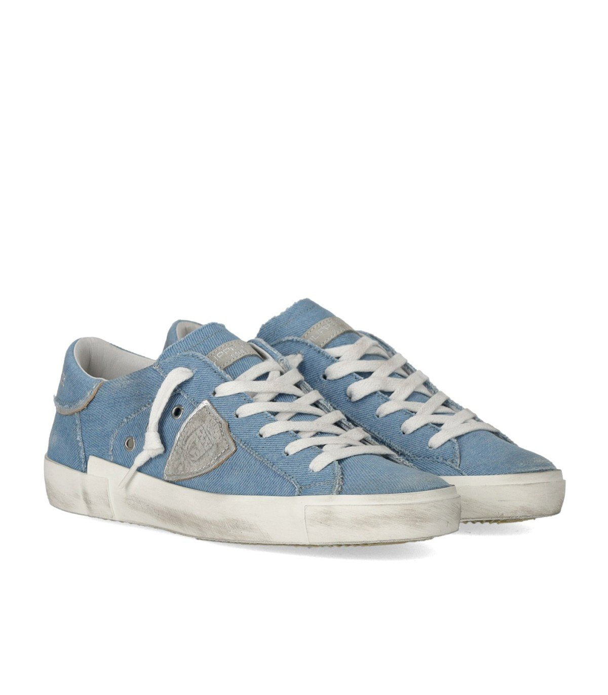 SNEAKER PRSX LOW DENIM BLUETTE PHILIPPE MODEL