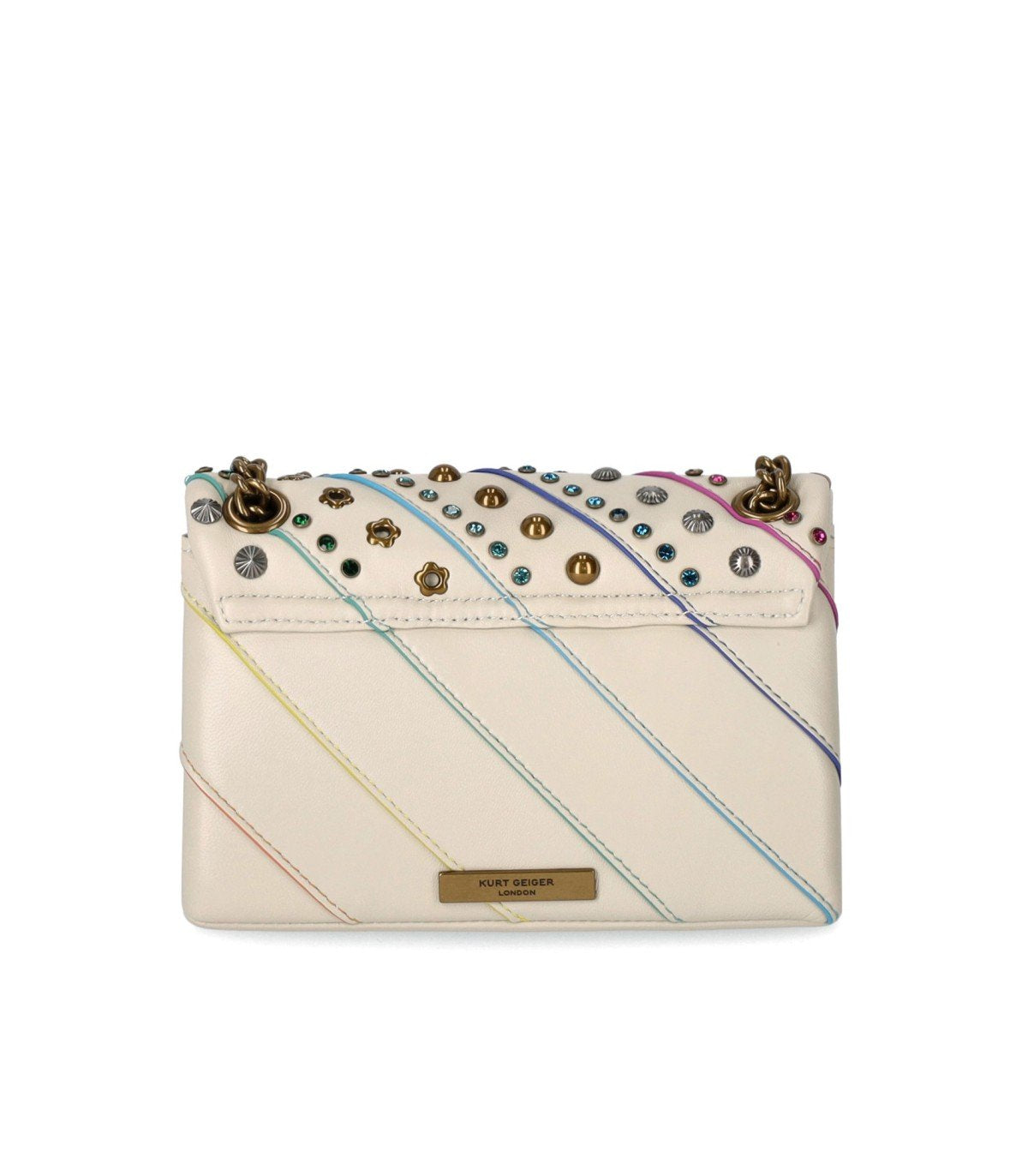 BOLSO BANDOLERA KENSINGTON MINI CREMA KURT GEIGER