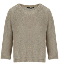 MAX MARA WEEKEND GELADA BEIGE PULLOVER - L