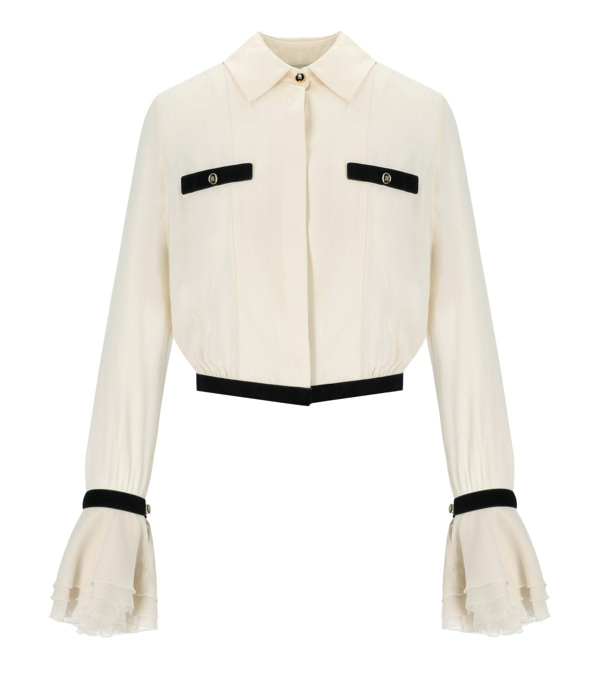 CAMISA CROP MILK ELISABETTA FRANCHI