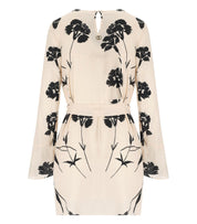 TWINSET CREME JURK MET BLOEMEN