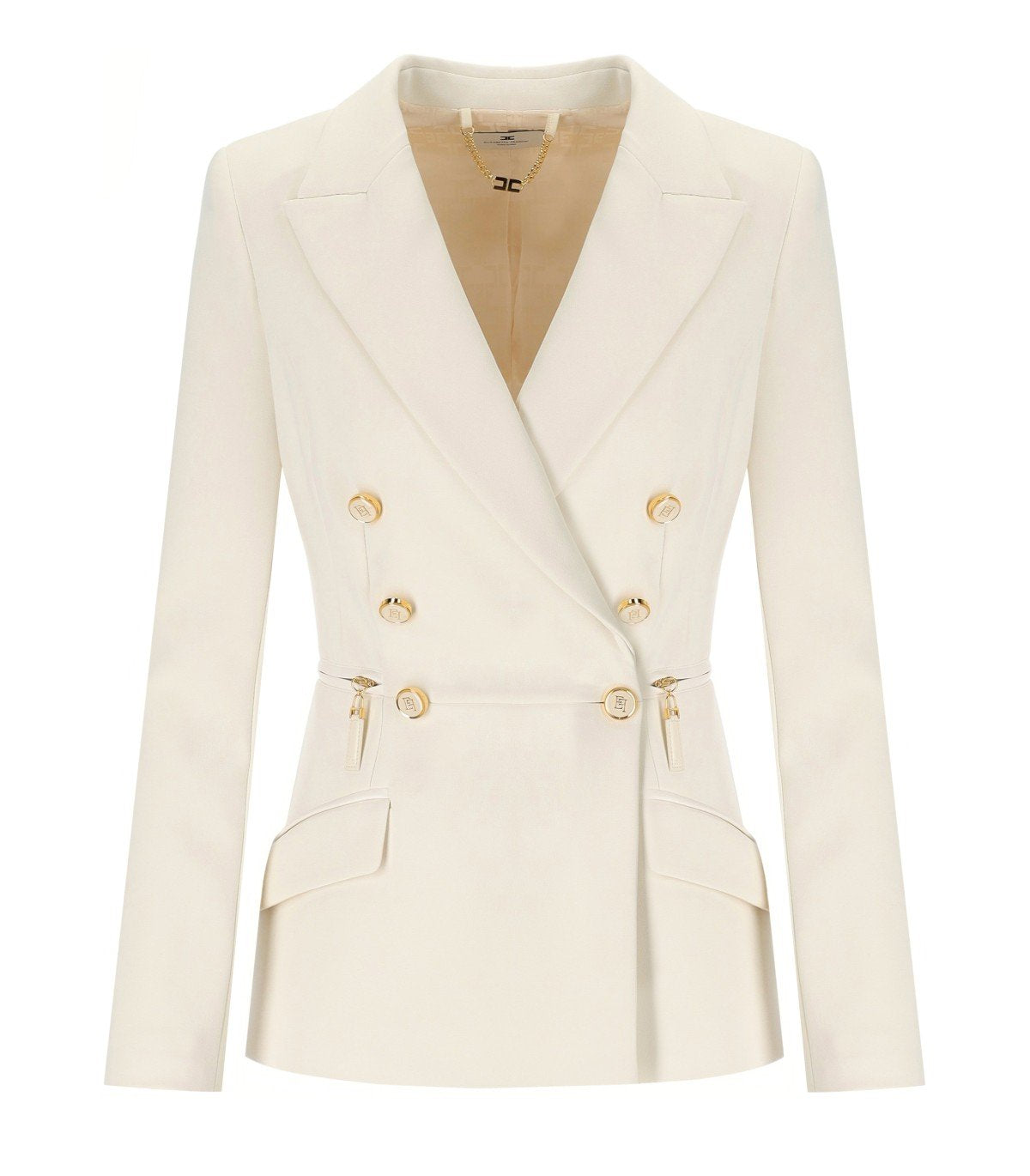 CHAQUETA DE BOTONADURA SENCILLA MILK ELISABETTA FRANCHI