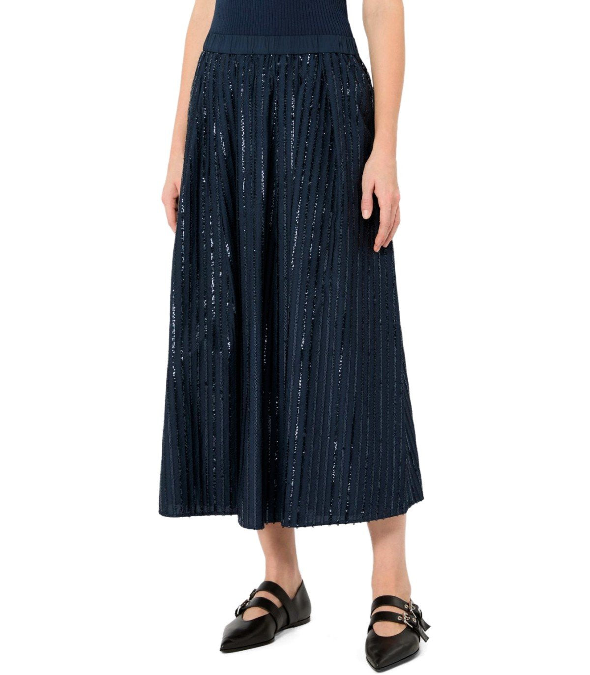 GONNA FIORDI BLU MAX MARA WEEKEND