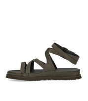 SANDALO GOLDENGAZE EMBOSSED ANKLE WRAP DENSE SMOKE UGG