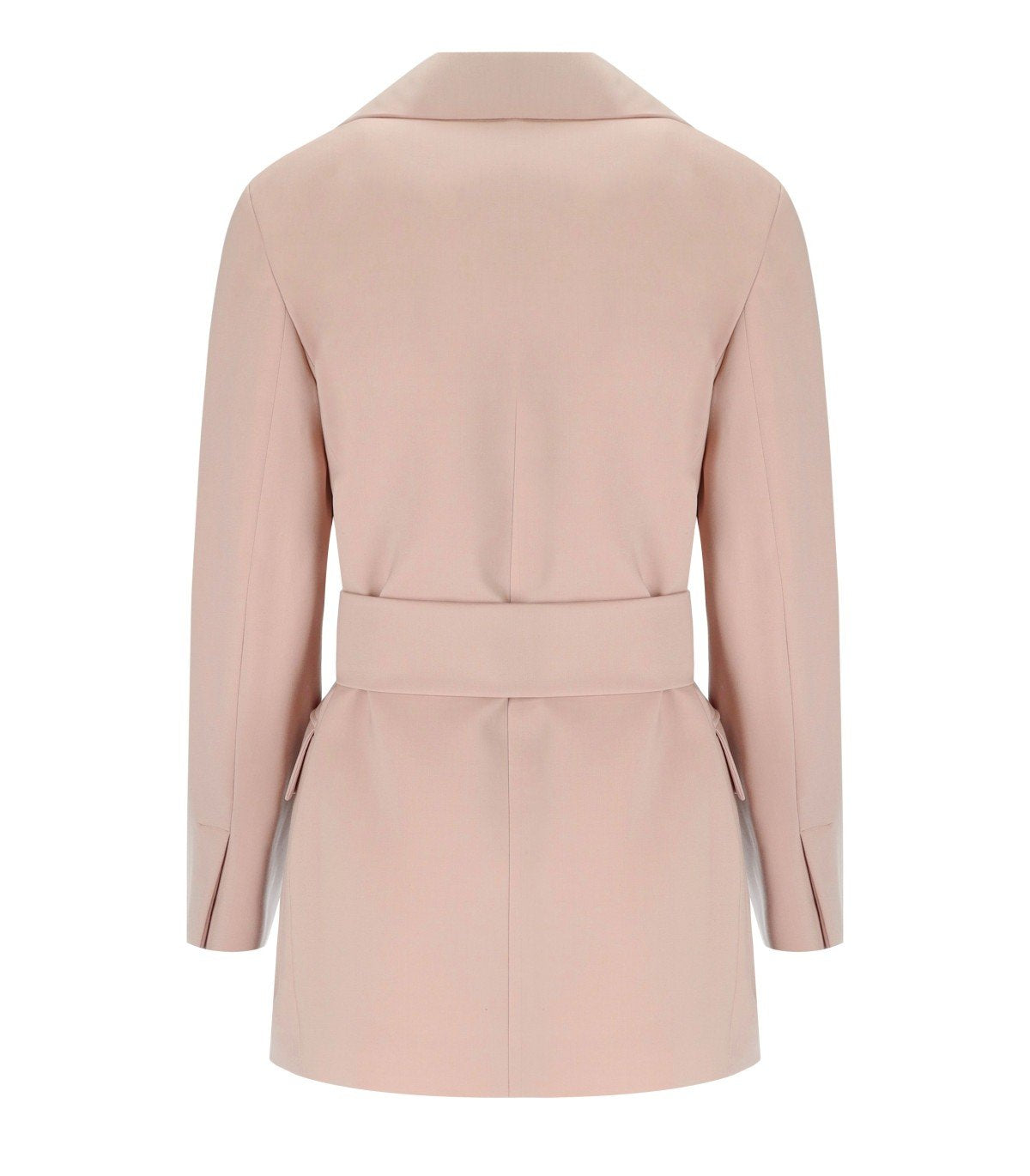 MAX MARA WEEKEND TESO PINK BELTED BLAZER