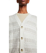 DAILY PAPER RAJIH CREME CARDIGAN