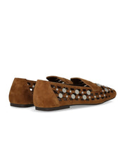 ASH BALI BROWN BALLET FLAT SHOE