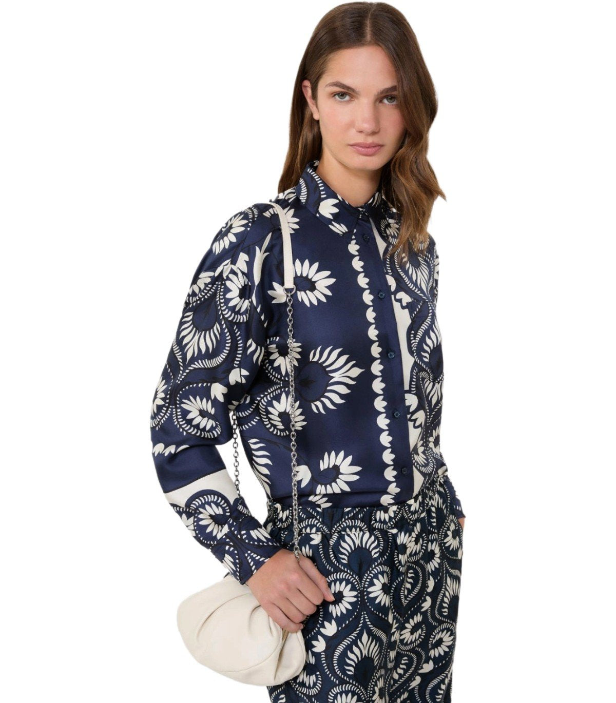 MAX MARA WEEKEND LASTRA BLAUES HEMD