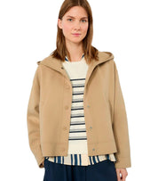 GIACCA CON CAPPUCCIO RIDENTE BEIGE MAX MARA WEEKEND