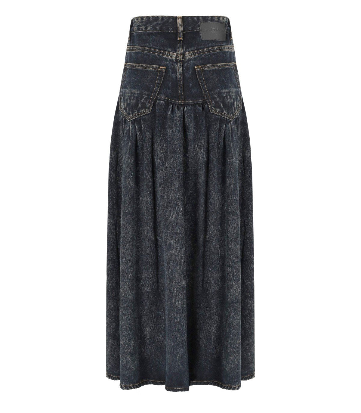 GANNI BLACK WASHED DENIM SKIRT – FerrarisBoutique