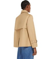 MAX MARA WEEKEND BIGLIA BEIGE SHIRT TRENCH COAT
