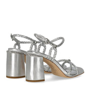 ASH LOLA BIS SILVER HEELED SANDAL