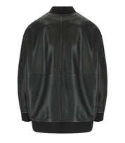 MAX MARA WEEKEND TATTICO BLACK BOMBER JACKET