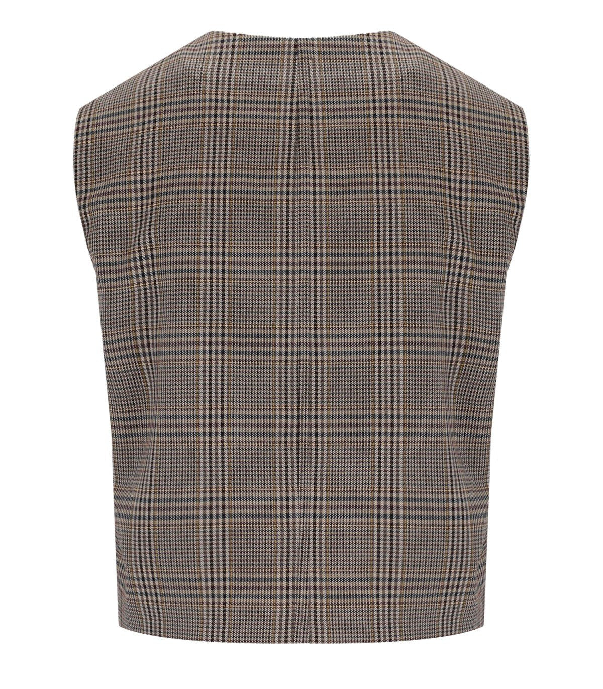 GILET CHECK BEIGE K.K.