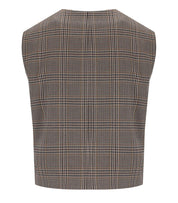 GILET CHECK BEIGE K.K.