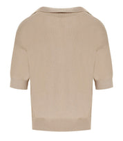 MAX MARA WEEKEND ALBERO BEIGE POLOSHIRT
